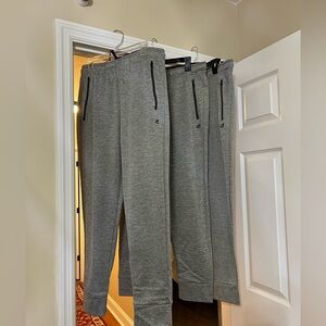 Eddie Bauer fleece pants.
